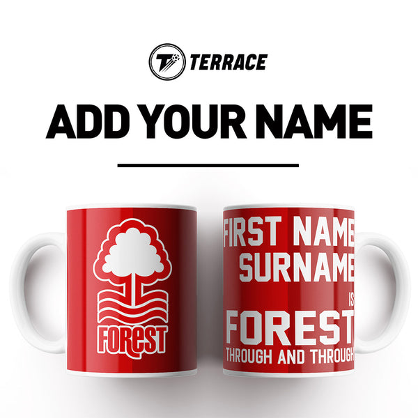 Nottingham Forest Through & Through Personalised Mug