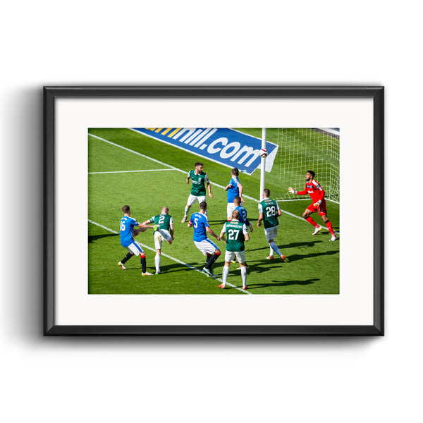 Official Hibernian 2016 Cup Final Goal Print