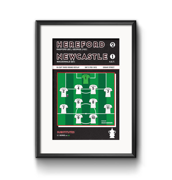 Hereford vs Newcastle Print