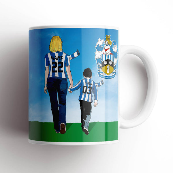 Huddersfield Town Hand In Hand Mum Mug