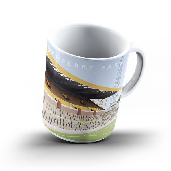 Boothferry Park South Stand Illustrated Mug