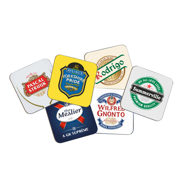 Leeds Limited Edition 6 x Players Coaster Set