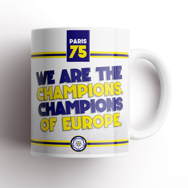 Leeds Champions Of Europe Mug