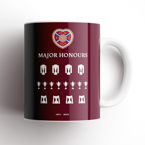 Hearts Major Honours Mug