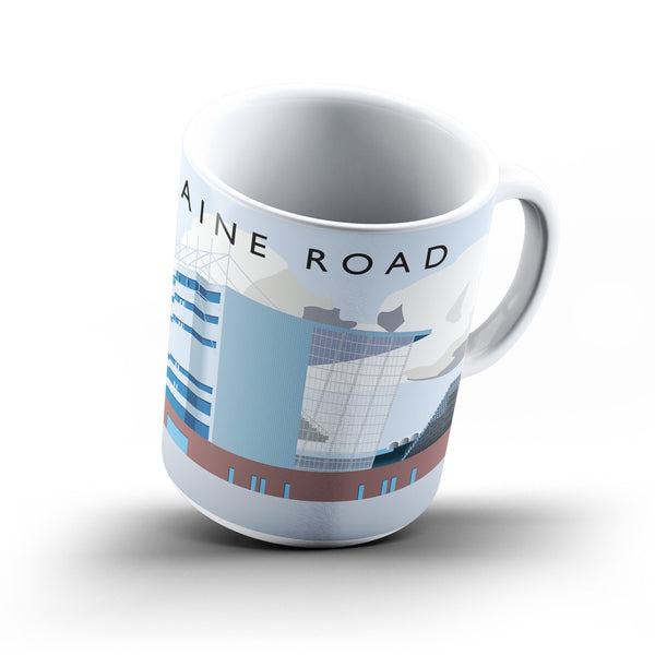 Maine Road Illustrated Mug
