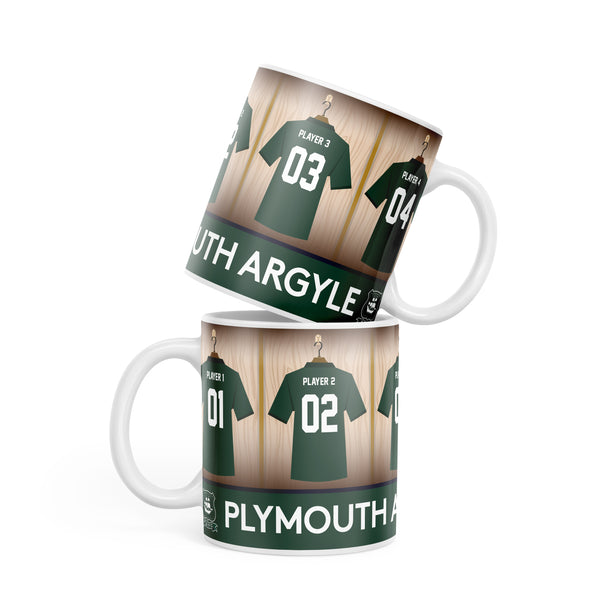 Plymouth Argyle Dressing Room Custom Mug