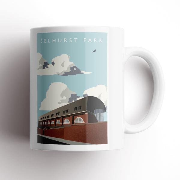 Crystal Palace Selhurst Lane Illustrated Mug