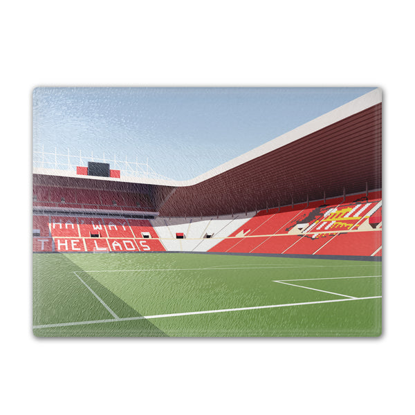 Stadium Of Light Illustrated Chopping Board