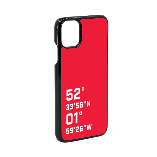 Walsall Red Coordinates Phone Cover