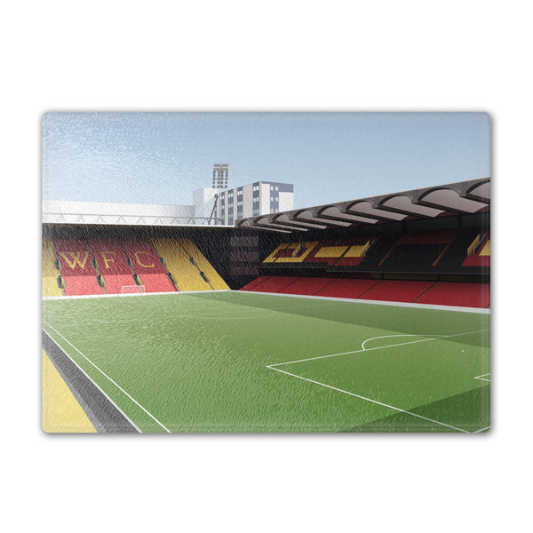 Vicarage Road Illustrated Chopping Board