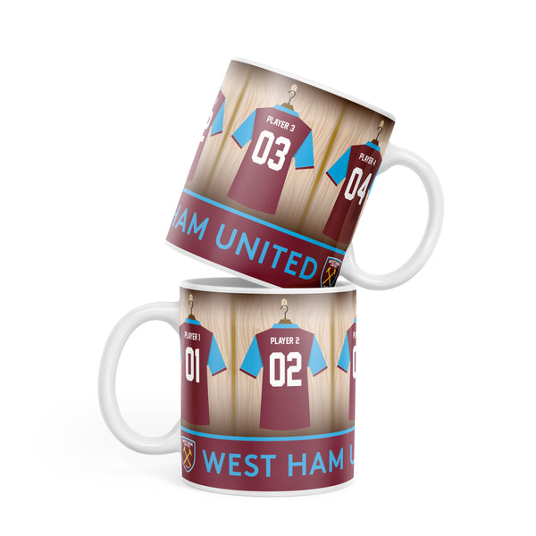 West Ham United Dressing Room Custom Mug