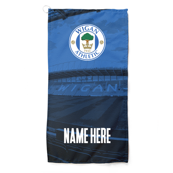 Wigan Athletic Custom Golf Towel