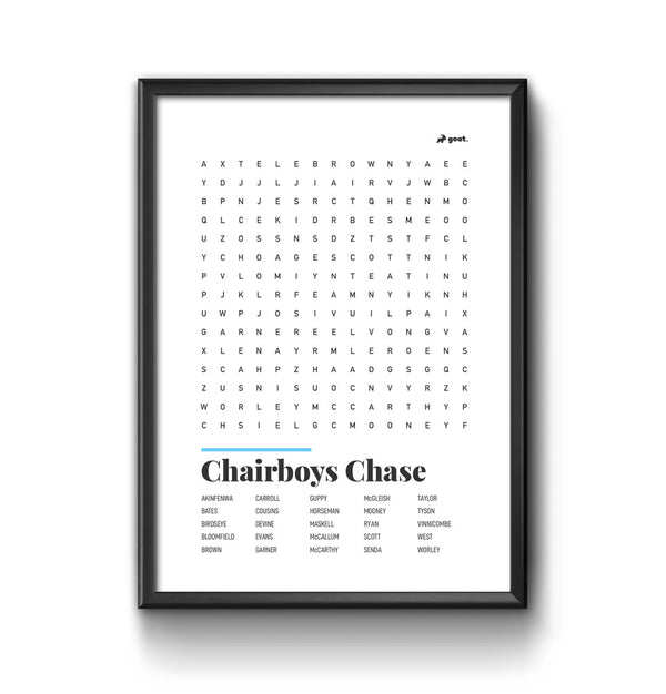 Wycombe Wanderers GOAT Wordsearch Print