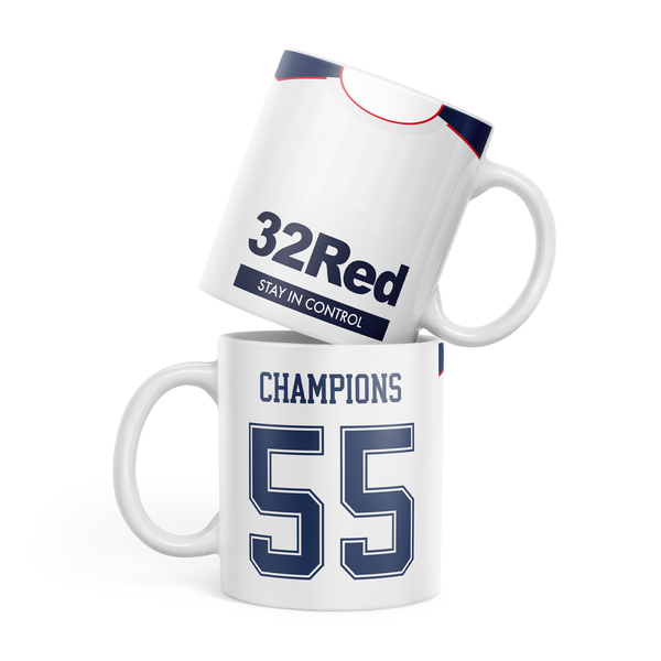 Rangers Champions 55 Away Kit Mug