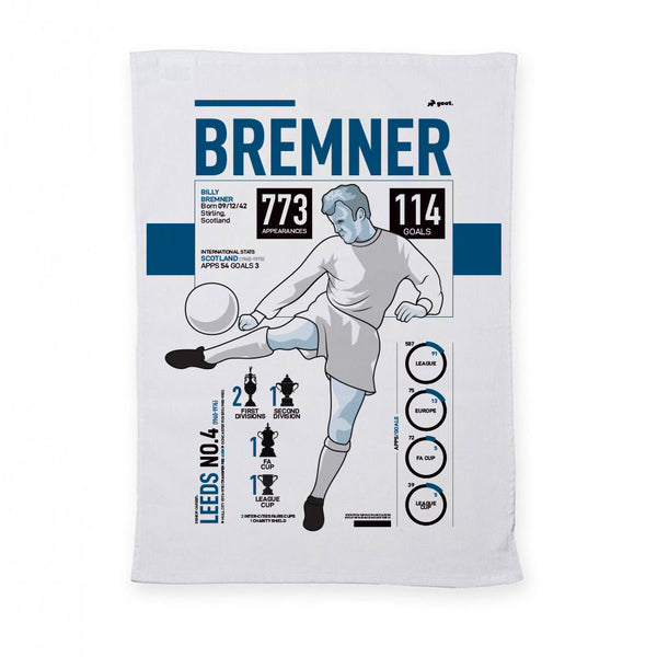 Leeds Bremner GOAT Tea Towel