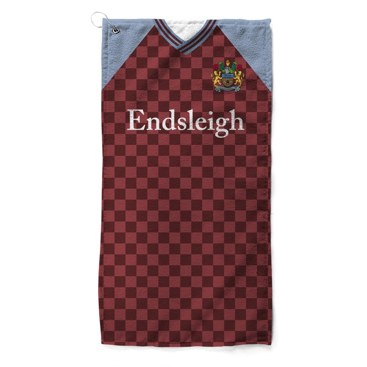 Burnley Retro Kit Golf Towels 1989 Home