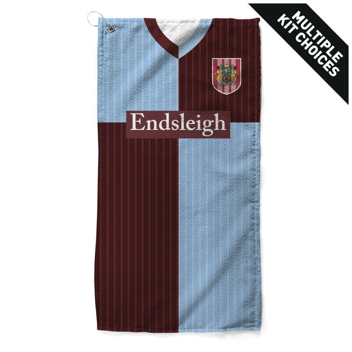 Burnley Retro Kit Golf Towels 1998 Home