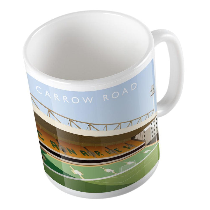 Carrow Road Illustrated Mug-Mugs-The Terrace Store