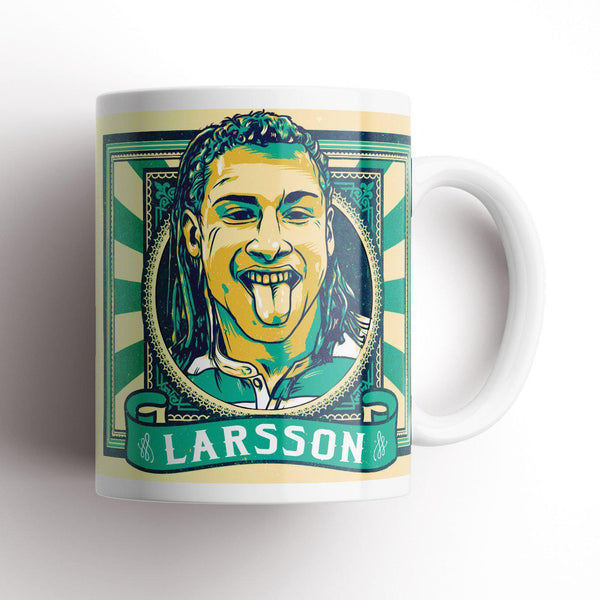 Grady Draws Celtic Larsson Mug