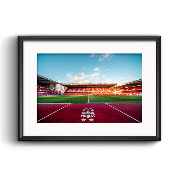 Official Nottingham Forest Pitch Print