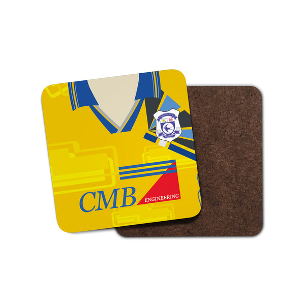 Cardiff City 98 Away Coaster