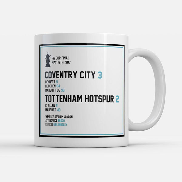 Coventry 1987 FA Cup Winners Mug-Mugs-The Terrace Store