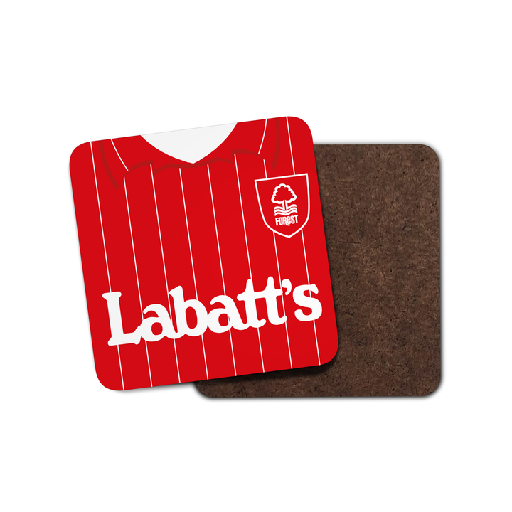 Nottingham Forest 1993 Home Coaster-Coaster-The Terrace Store