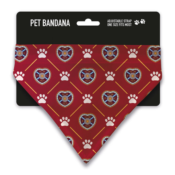 Hearts Crest Pet Bandana