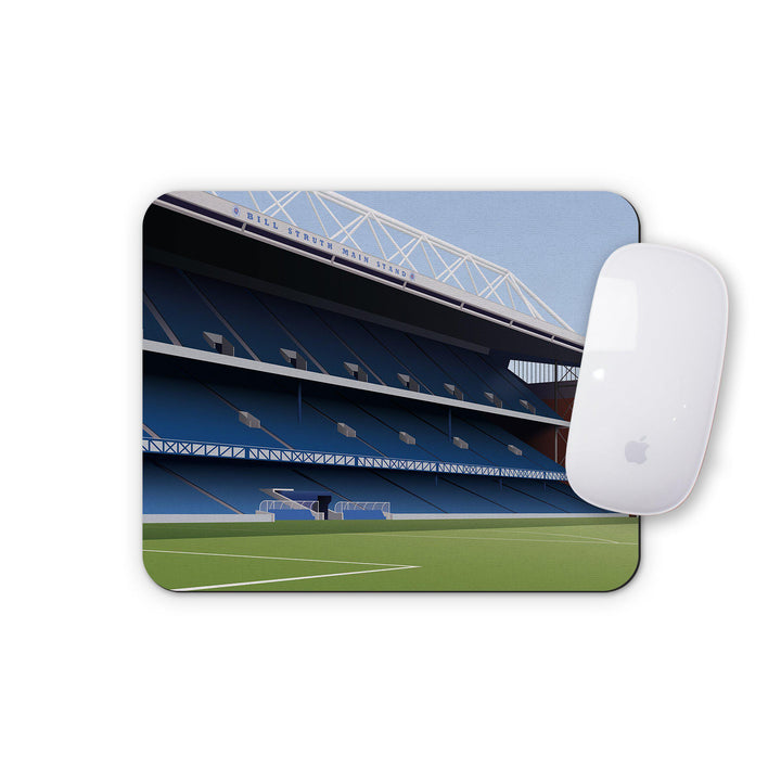 Ibrox Illustrated Mouse Mat-Mouse mat-The Terrace Store