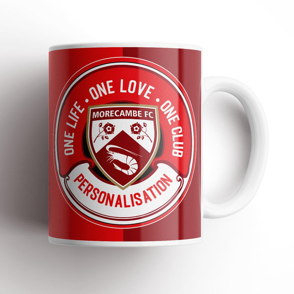 Morecambe One Love Personalised Mug