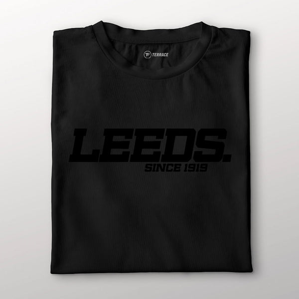 Leeds Since 1919 Blackout T Shirt