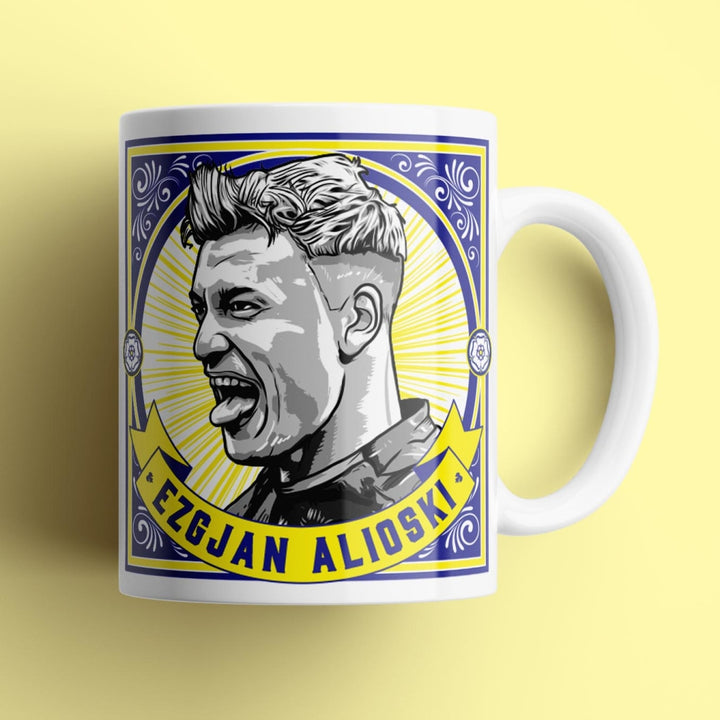 Leeds Legends Mugs *choose Your Player* Standard Mug / Ezgjan Alioski