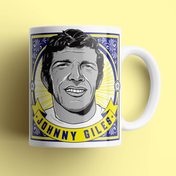 Leeds Legends Mugs *choose Your Player* Standard Mug / Johnny Giles