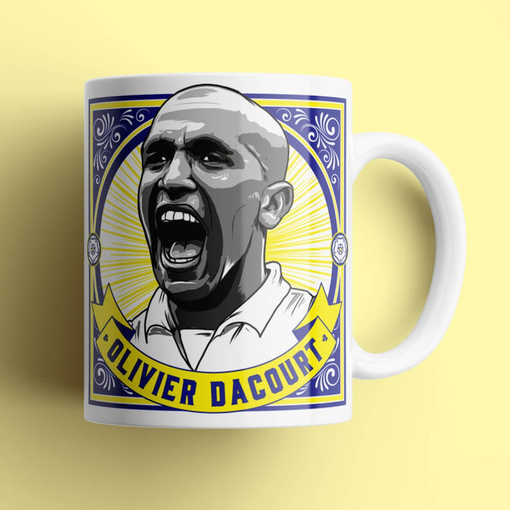 Leeds Legends Mugs *choose Your Player* Standard Mug / Olivier Dacourt