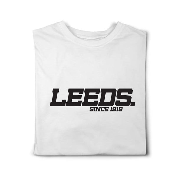 Leeds Since 1919 White T Shirt