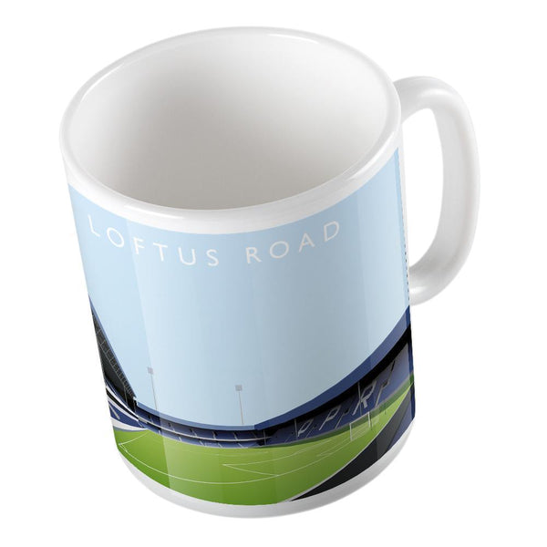Loftus Road Illustrated Mug-Mugs-The Terrace Store