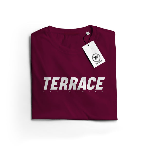Terrace Casualwear Maroon T Shirt