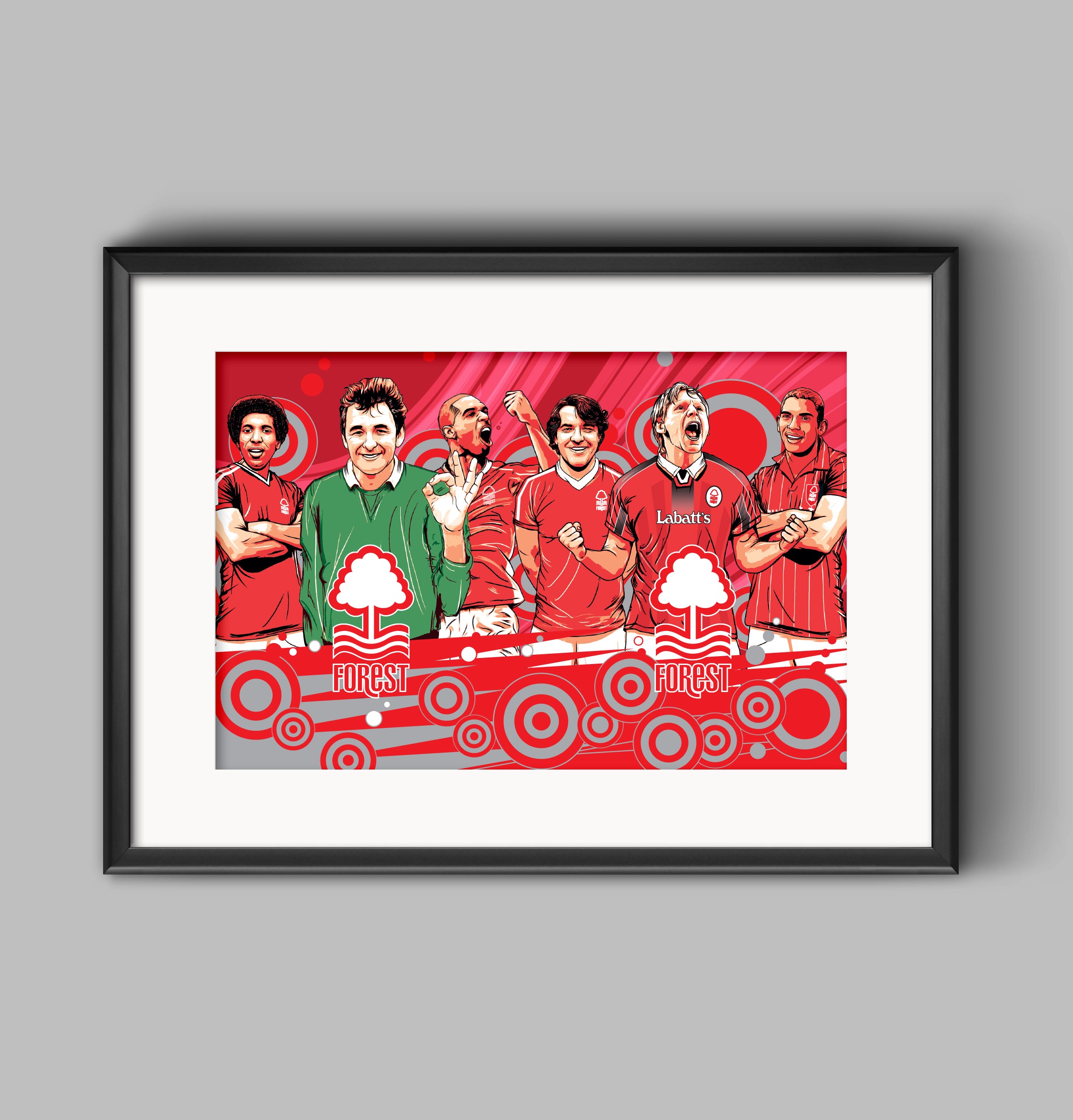 Nottingham Forest Official Legends Art Print Poster The Terrace Store nottingham-forest-official-legends-art-print-poster-the-terrace-store