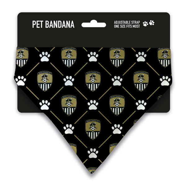 Notts County Crests Pet Bandana