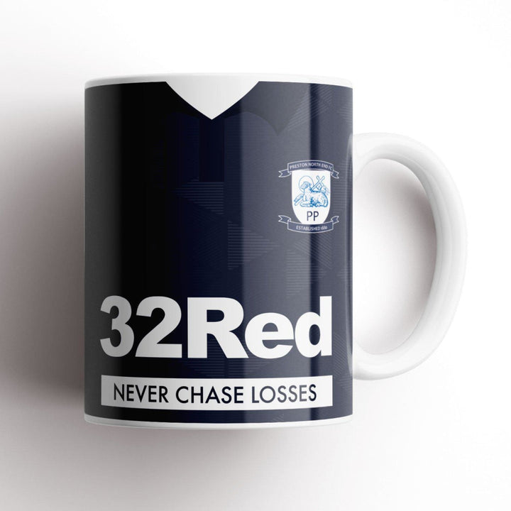 Preston North End Retro Kit Mugs Standard Mug / 2021 Away