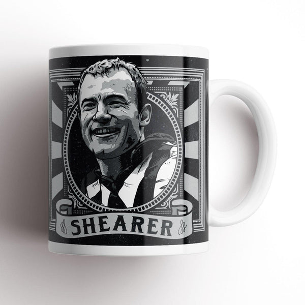 Grady Draws Newcastle Shearer Mug