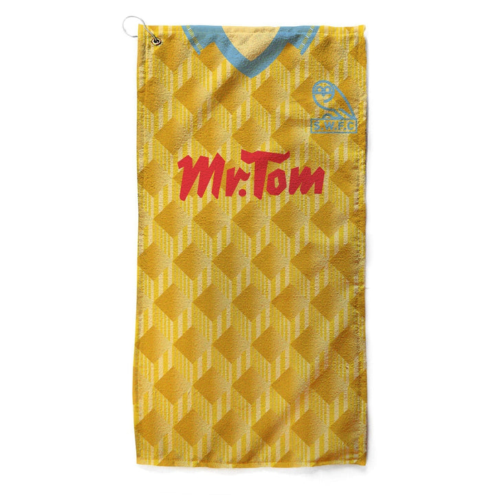 Sheffield Wednesday Retro Kit Golf Towels 1991 Away