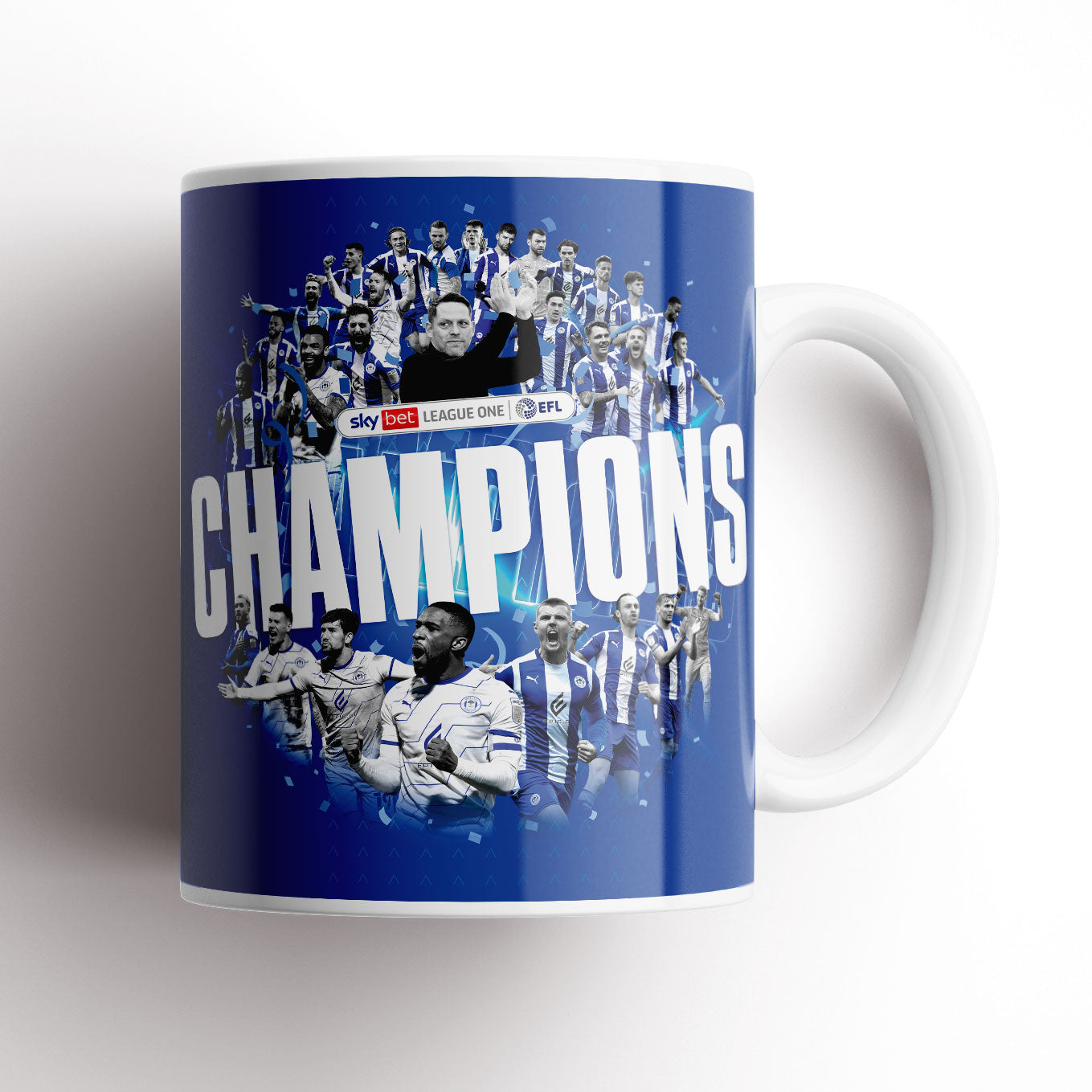 Sottobicchiere Personalizzato Wigan Athletic In Vetro - Regalo Su Misura Per Fan The Latics Con Nome E Messaggio