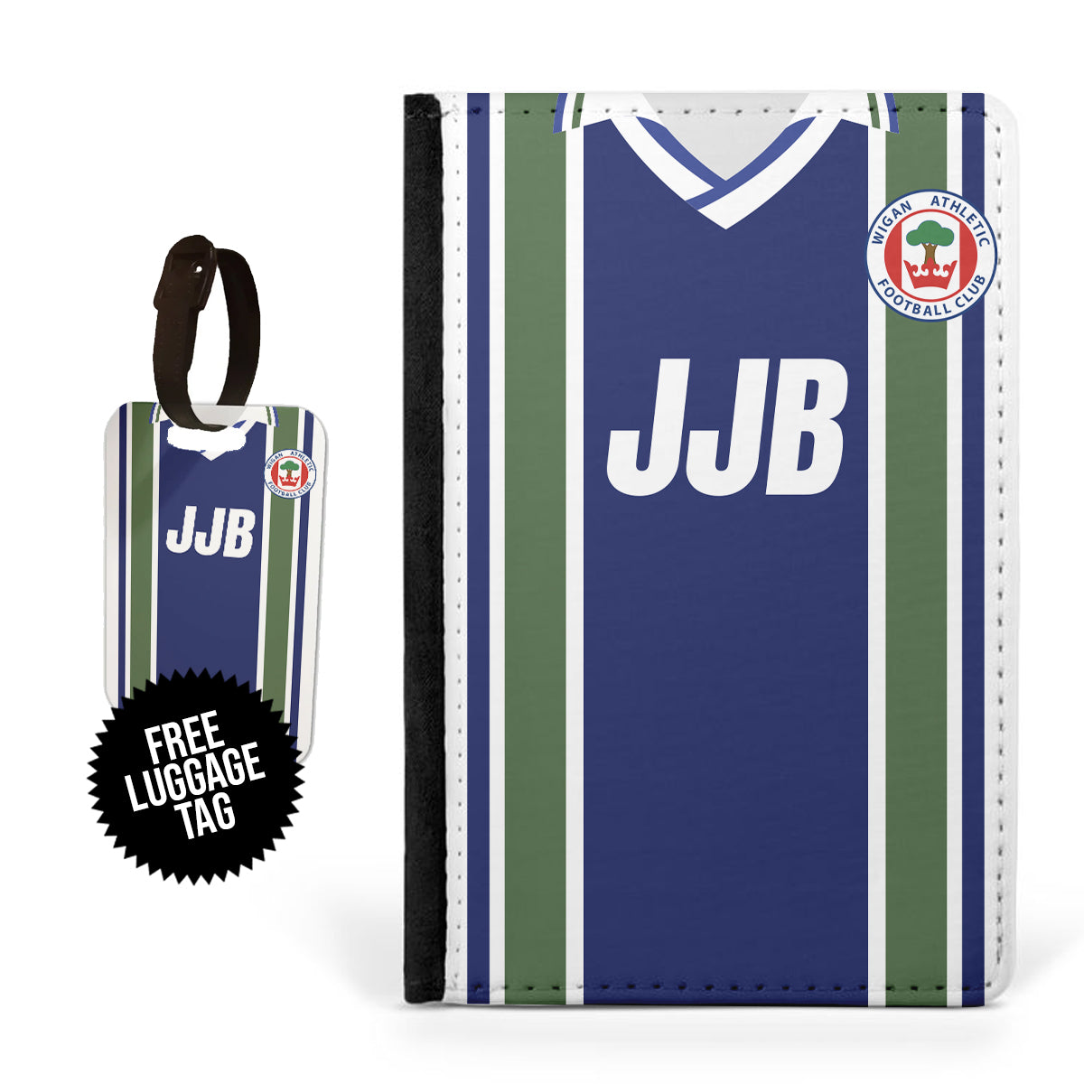 Wik Case 1996 Wigan Athletic 1996 Home Passport Case – The Terrace Store